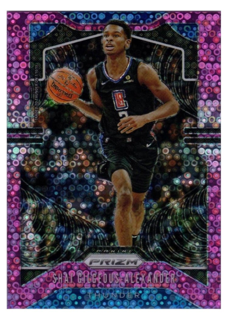 2019-20 Panini Prizm Base Set Shai Gilgeous-Alexander #122 card