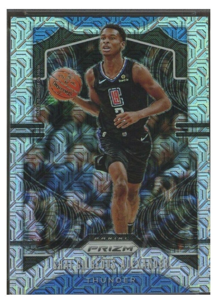 2019-20 Panini Prizm Base Set Shai Gilgeous-Alexander #122 card