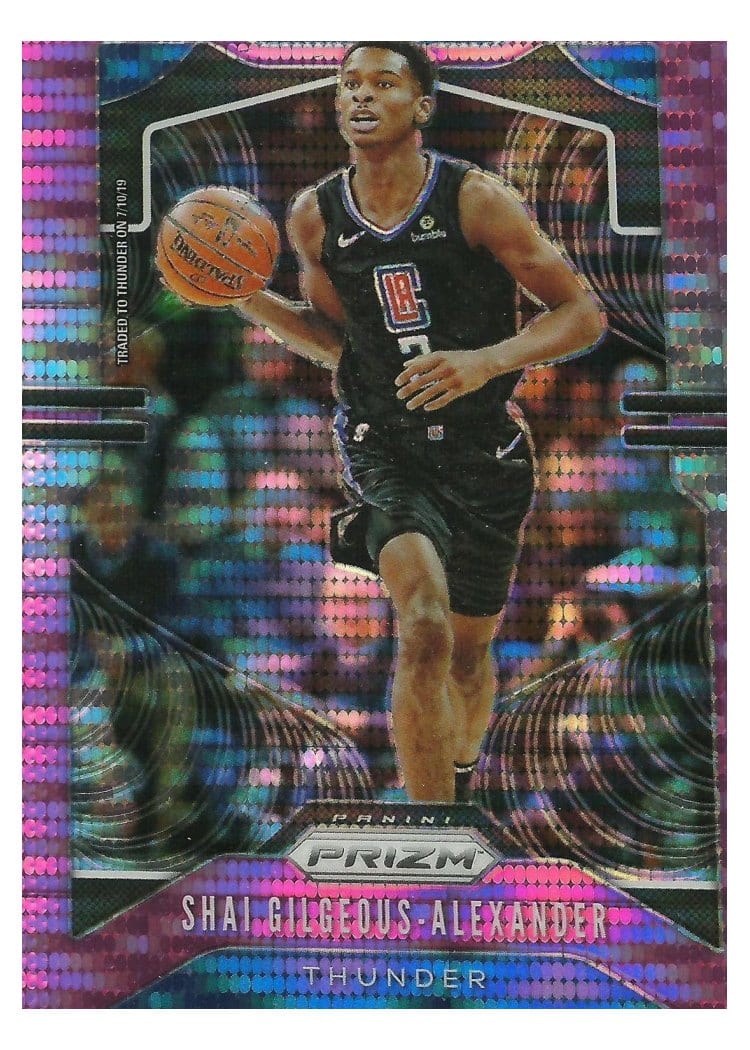 2019-20 Panini Prizm Base Set Shai Gilgeous-Alexander #122 card