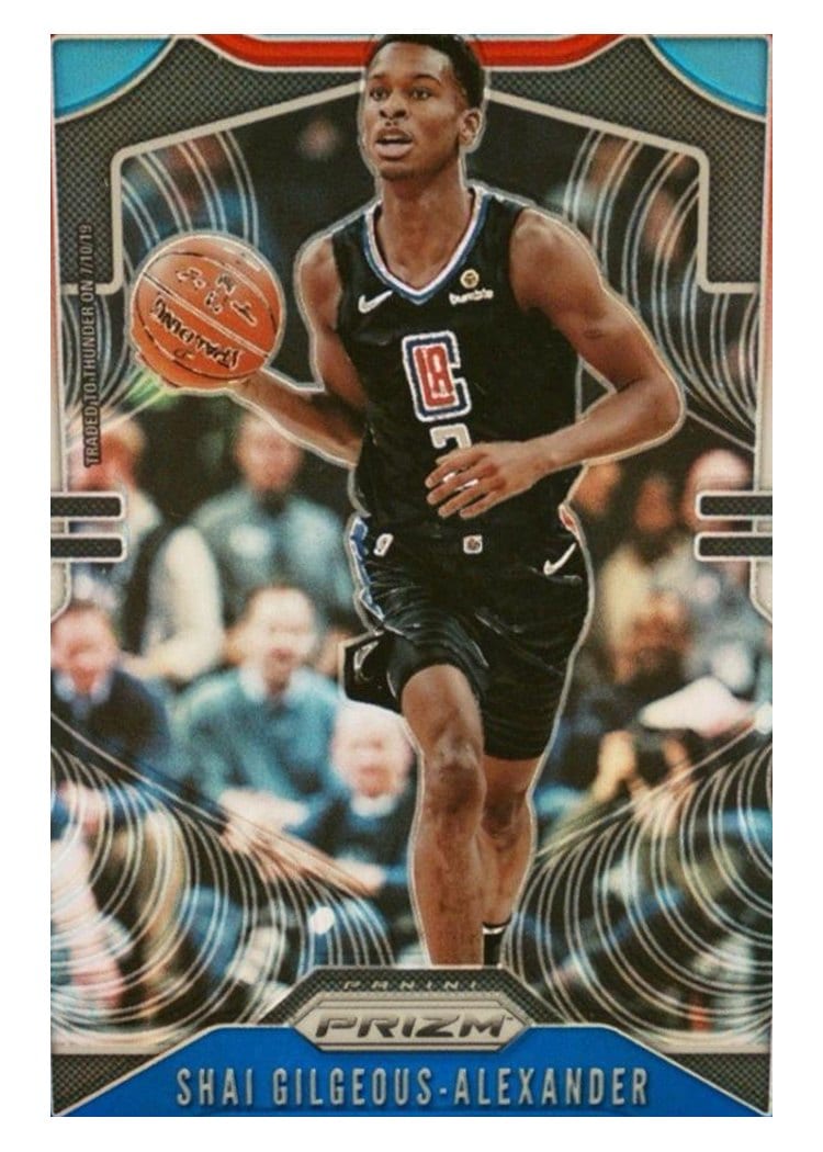 2019-20 Panini Prizm Base Set Shai Gilgeous-Alexander #122 card