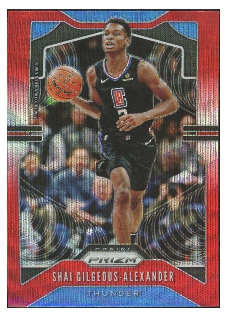 2019-20 Panini Prizm Base Set Shai Gilgeous-Alexander #122 card