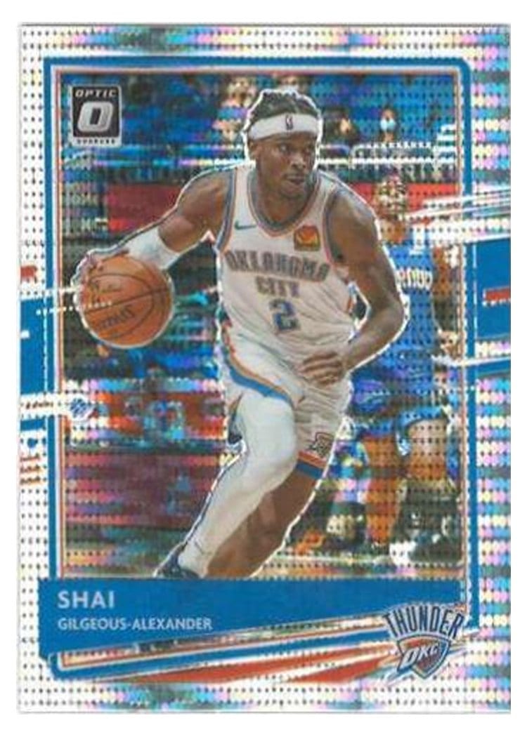 2020-21 Donruss Optic Base Set Shai Gilgeous-Alexander #143 card