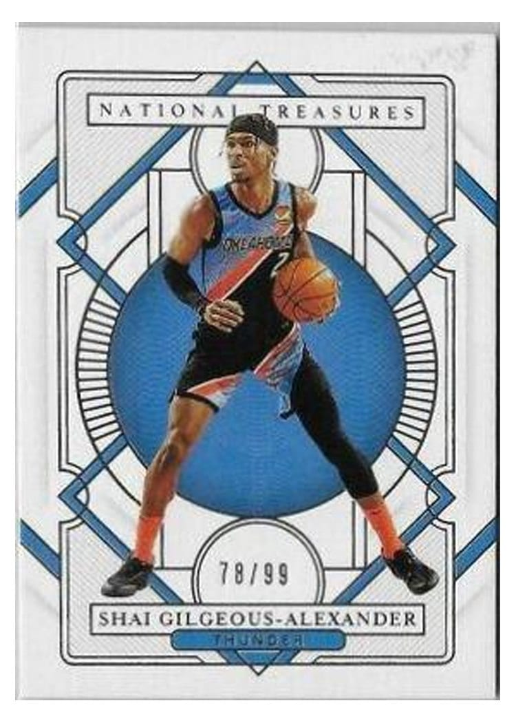 2020-21 Panini National Treasures Base Set Shai Gilgeous-Alexander #57 card
