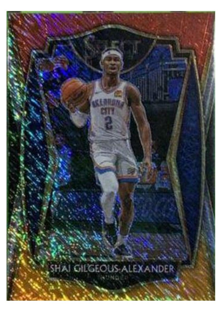 2020-21 Panini Select Base Set Shai Gilgeous-Alexander #251 card