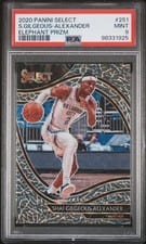 2020 Panini Select Shai Gilgeous Alexander #251 card