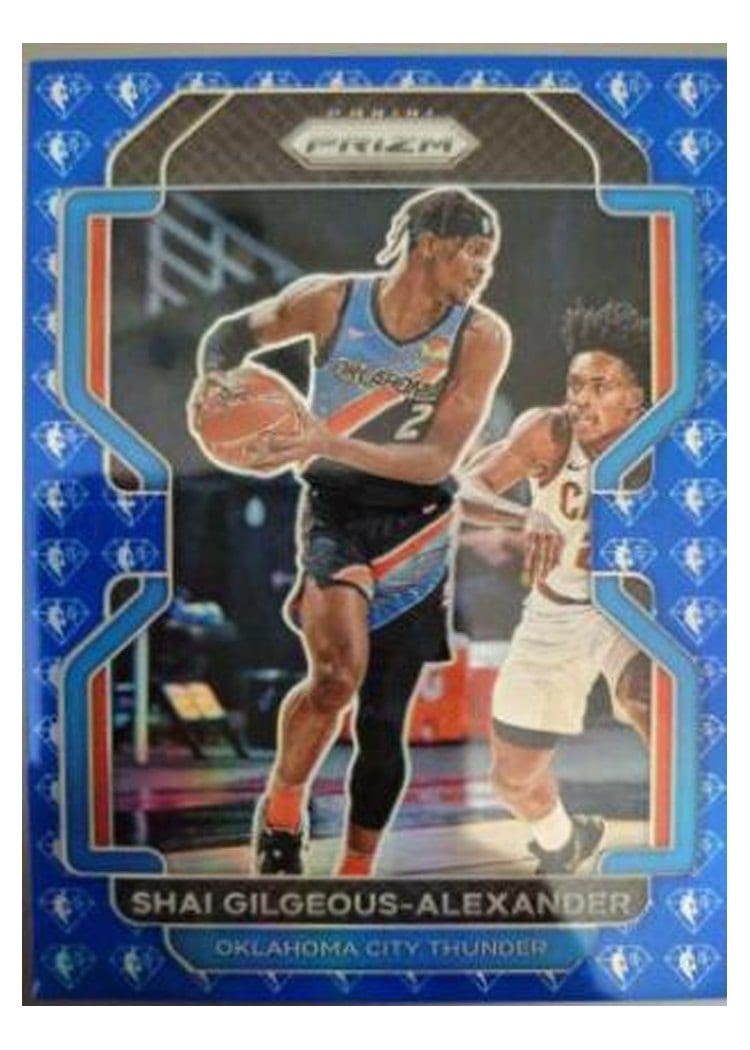 2021-22 Panini Prizm Base Set Shai Gilgeous-Alexander #238 card