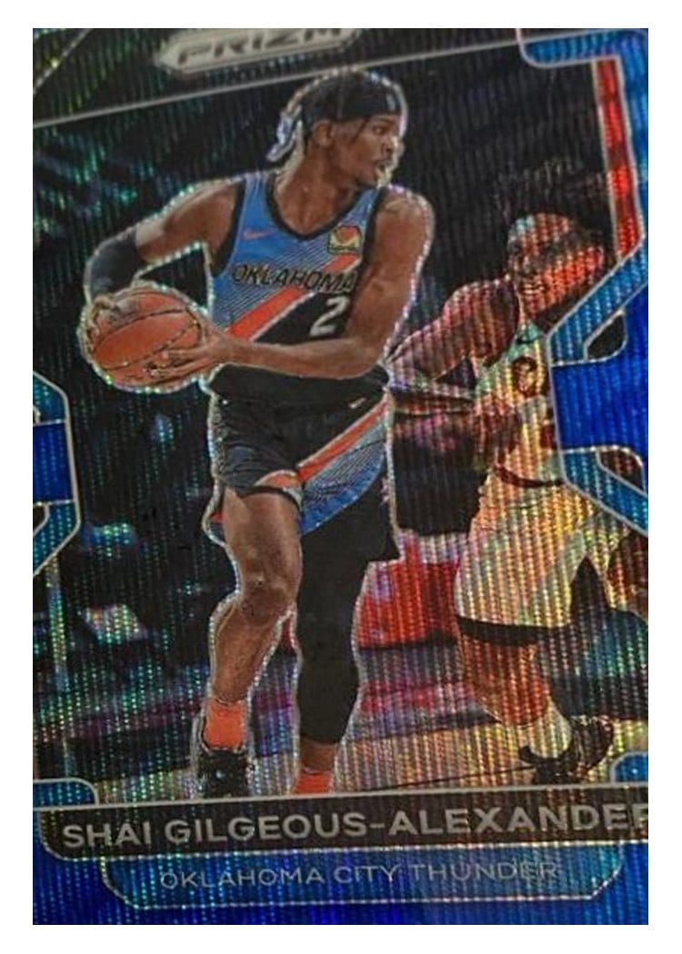 2021-22 Panini Prizm Base Set Shai Gilgeous-Alexander #238 card