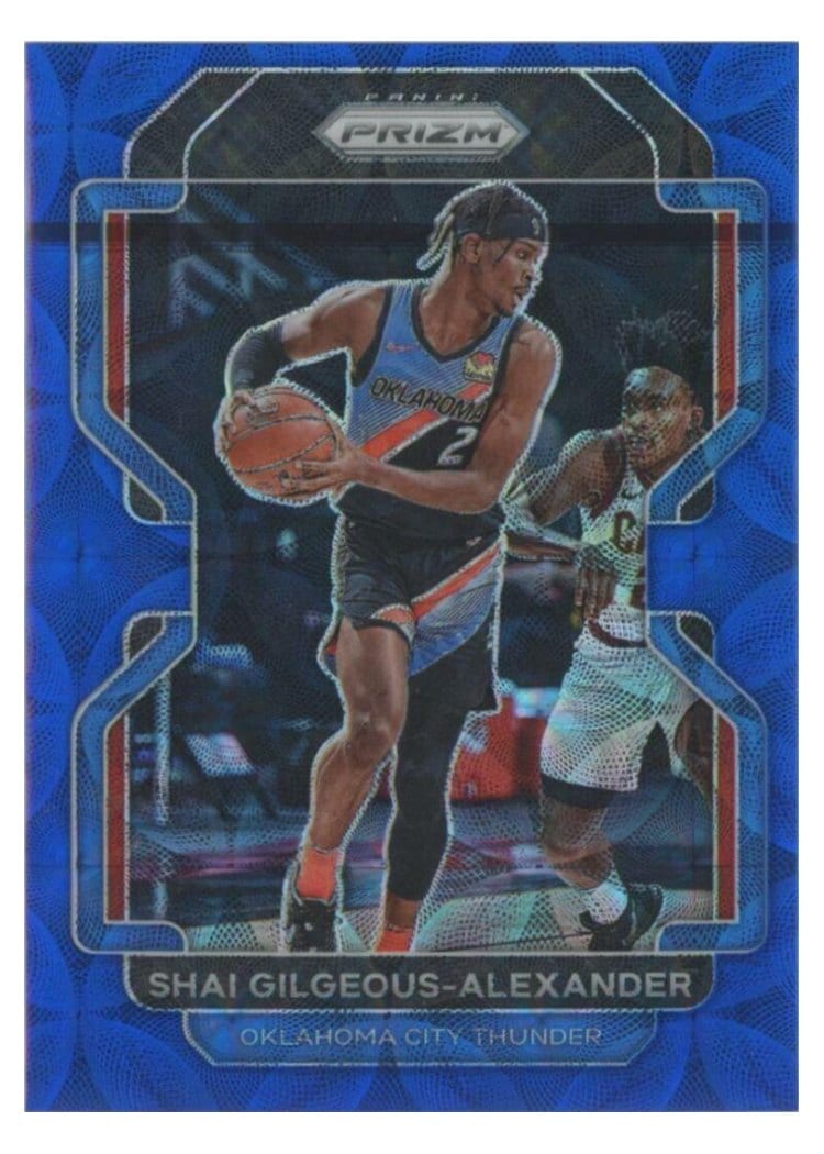 2021-22 Panini Prizm Base Set Shai Gilgeous-Alexander #238 card