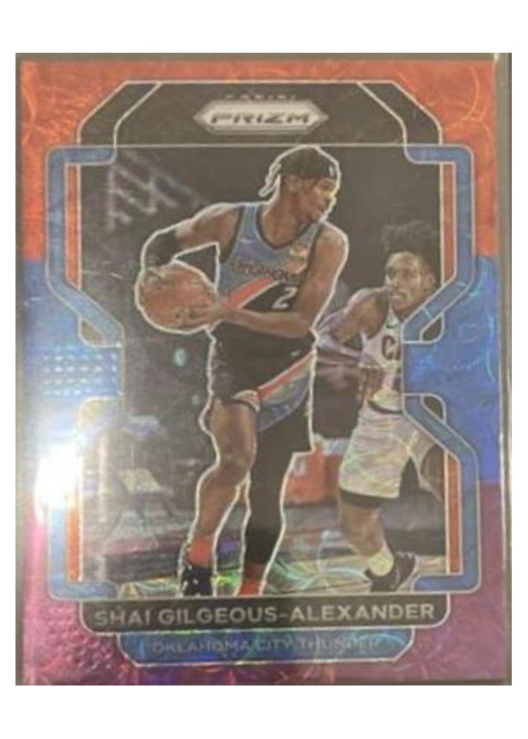 2021-22 Panini Prizm Base Set Shai Gilgeous-Alexander #238 card