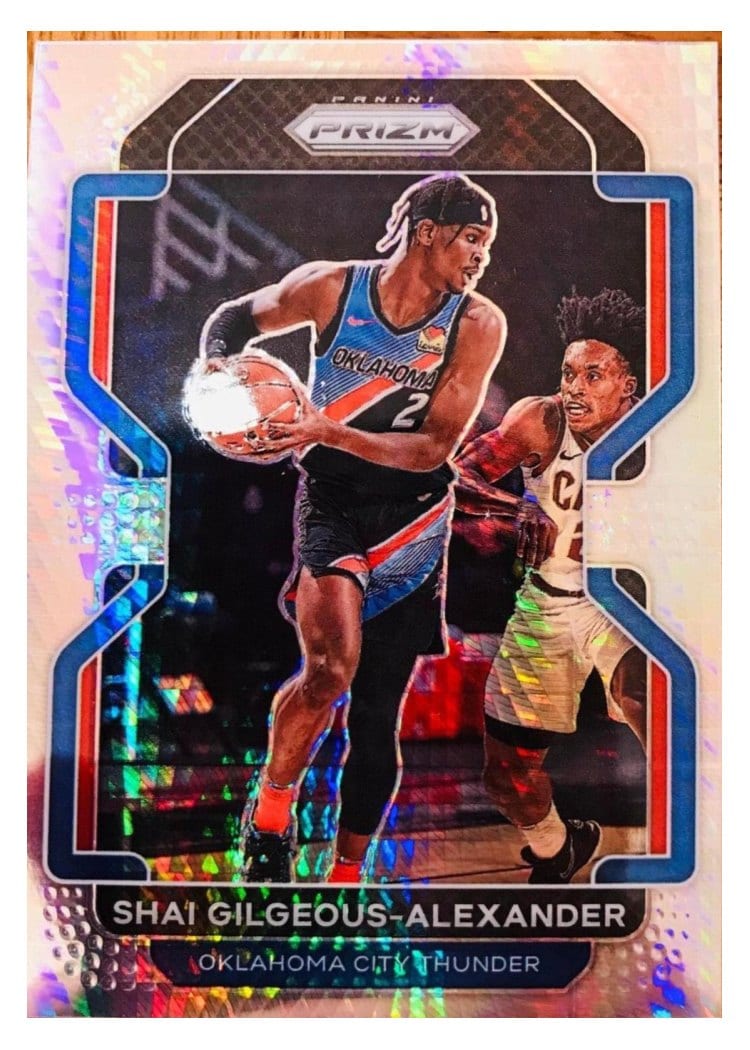 2021-22 Panini Prizm Base Set Shai Gilgeous-Alexander #238 card