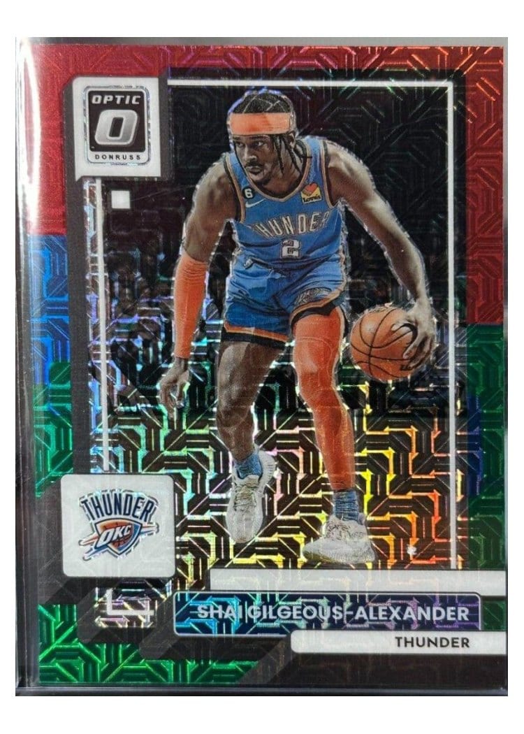 2022-23 Donruss Optic Base Set Shai Gilgeous-Alexander #44 card
