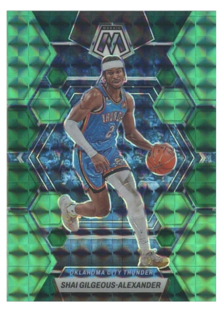 2022-23 Panini Mosaic Base Set Shai Gilgeous-Alexander #4 card