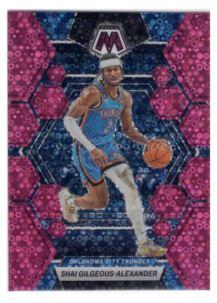 2022-23 Panini Mosaic Base Set Shai Gilgeous-Alexander #4 card