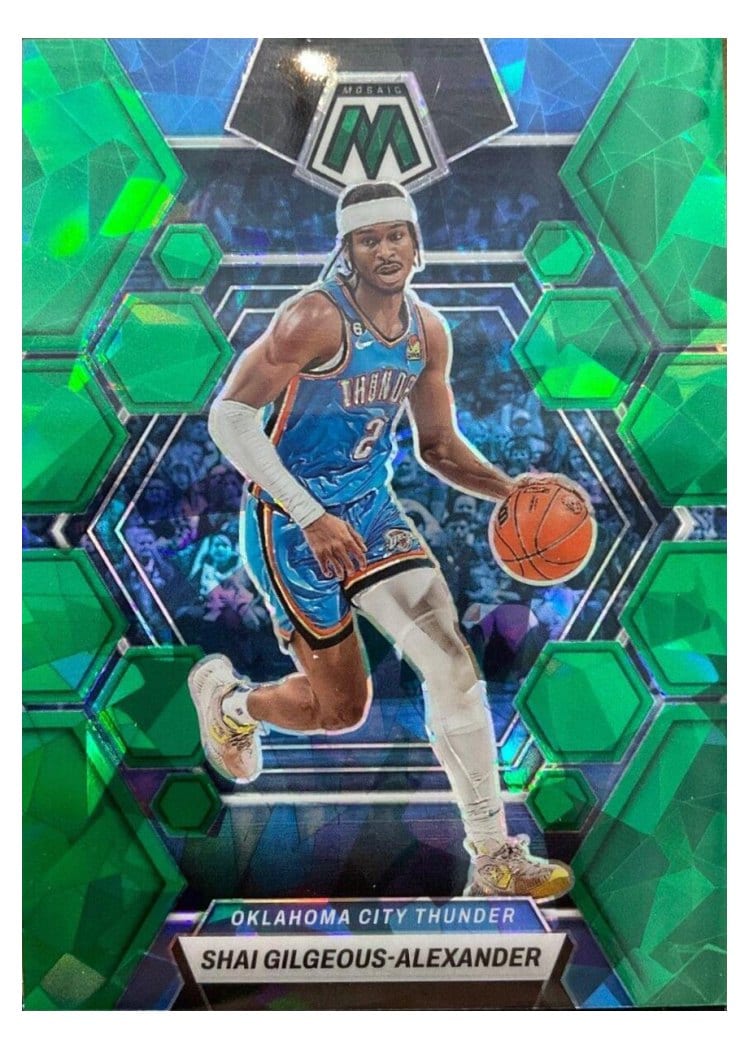 2022-23 Panini Mosaic Base Set Shai Gilgeous-Alexander #4 card