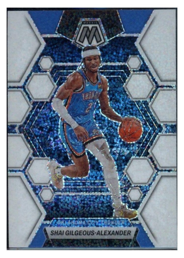 2022-23 Panini Mosaic Base Set Shai Gilgeous-Alexander #4 card