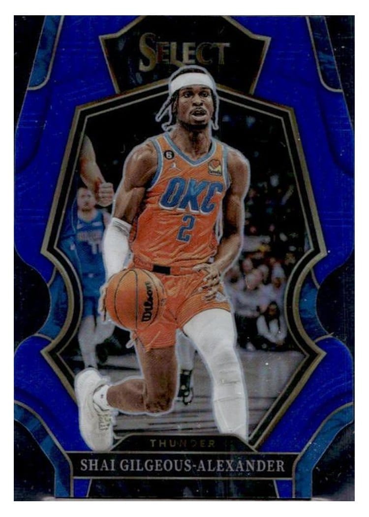 2022-23 Panini Select Base Set Shai Gilgeous-Alexander #156 card