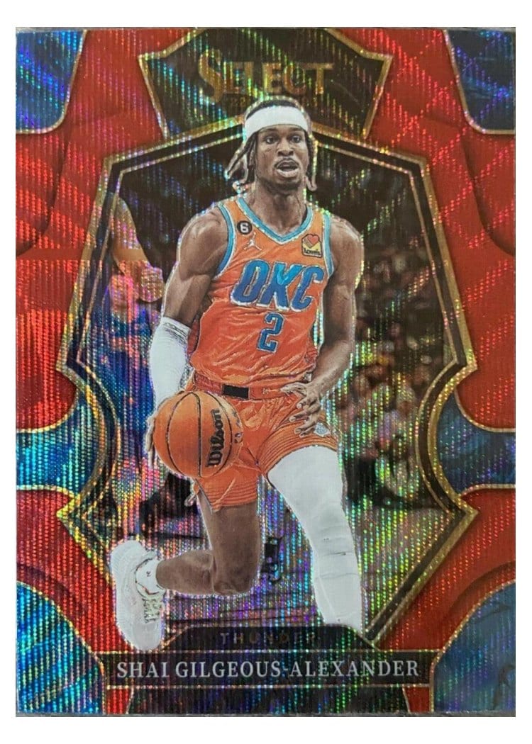 2022-23 Panini Select Base Set Shai Gilgeous-Alexander #156 card