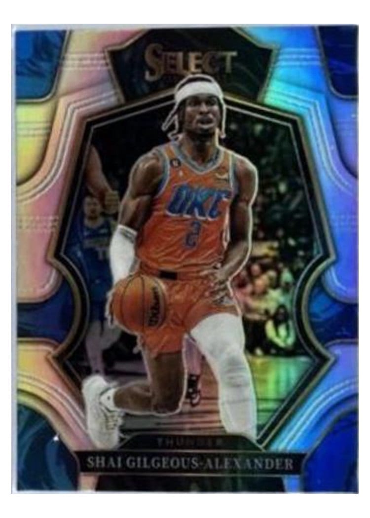 2022-23 Panini Select Base Set Shai Gilgeous-Alexander #156 card
