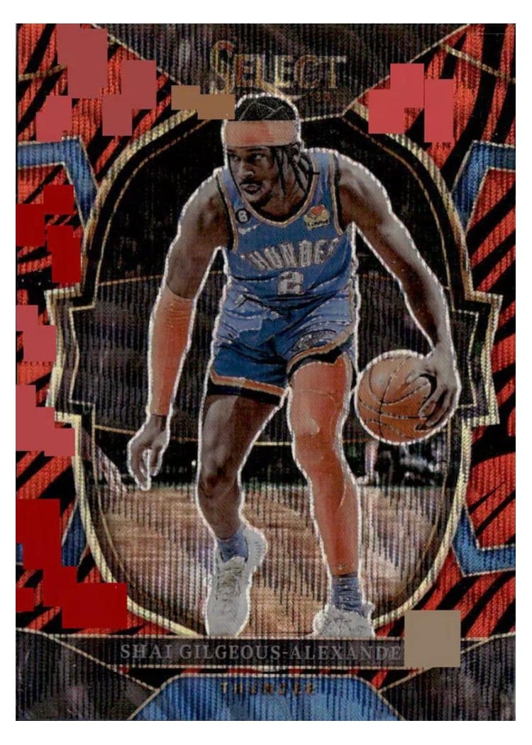 2022-23 Panini Select Base Set Shai Gilgeous-Alexander #56 card