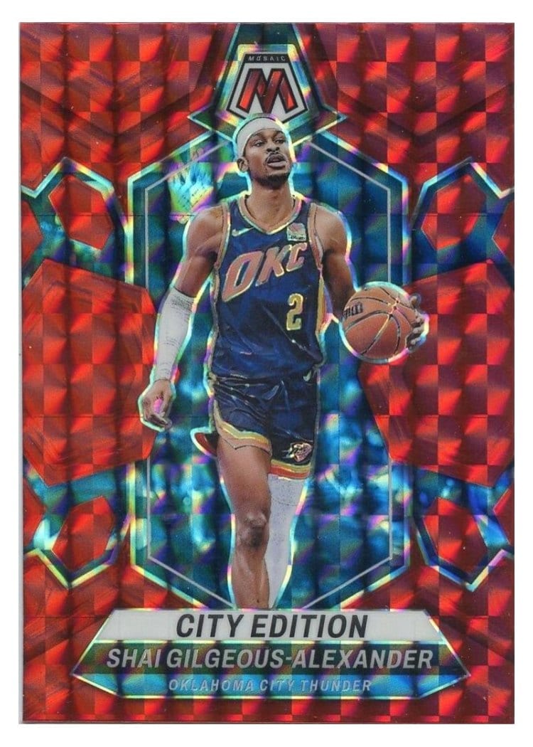 2023-24 Panini Mosaic Base Set Shai Gilgeous-Alexander #272 card