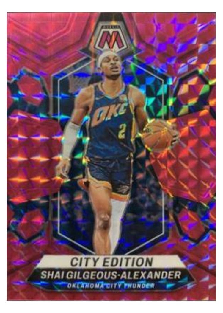 2023-24 Panini Mosaic Base Set Shai Gilgeous-Alexander #272 card