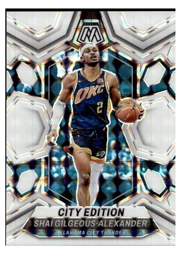 2023-24 Panini Mosaic Base Set Shai Gilgeous-Alexander #272 card