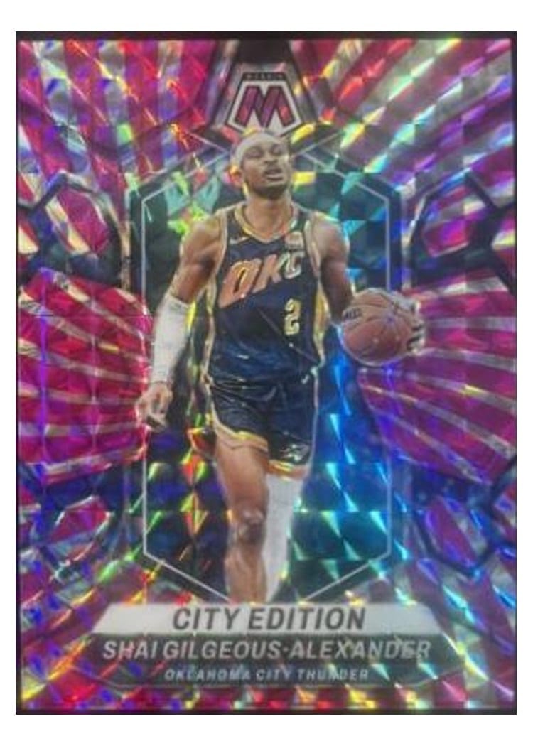 2023-24 Panini Mosaic Base Set Shai Gilgeous-Alexander #272 card