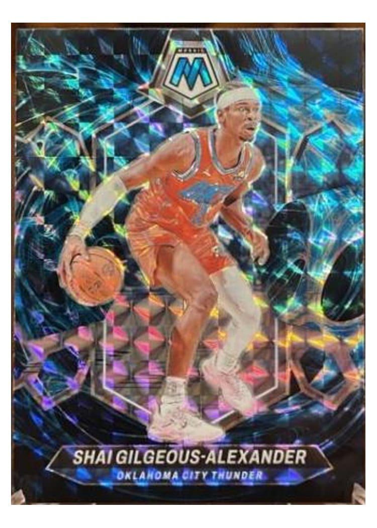 2023-24 Panini Mosaic Base Set Shai Gilgeous-Alexander #85 card