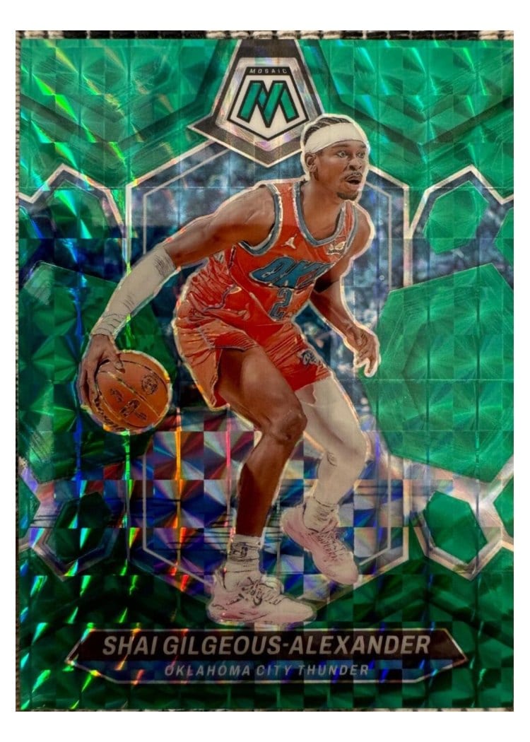 2023-24 Panini Mosaic Base Set Shai Gilgeous-Alexander #85 card