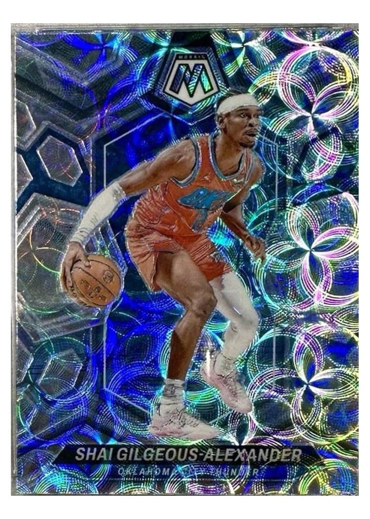 2023-24 Panini Mosaic Base Set Shai Gilgeous-Alexander #85 card