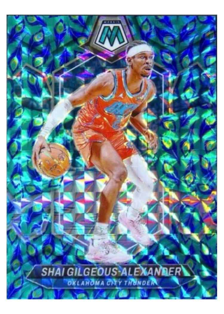 2023-24 Panini Mosaic Base Set Shai Gilgeous-Alexander #85 card