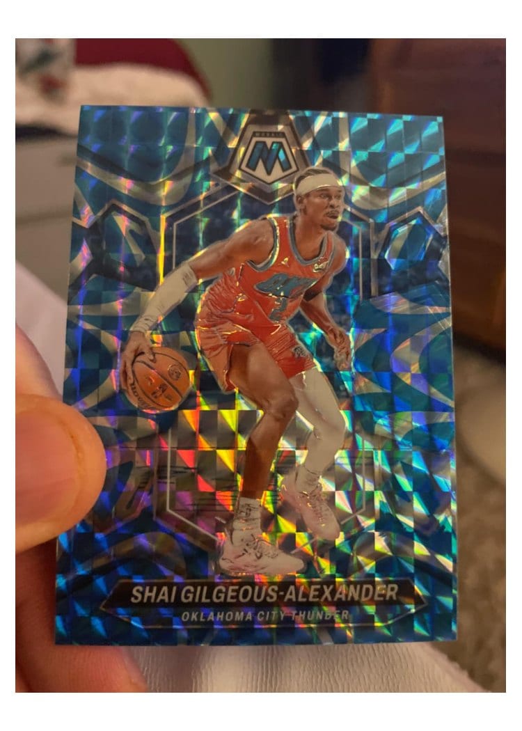 2023-24 Panini Mosaic Base Set Shai Gilgeous-Alexander #85 card
