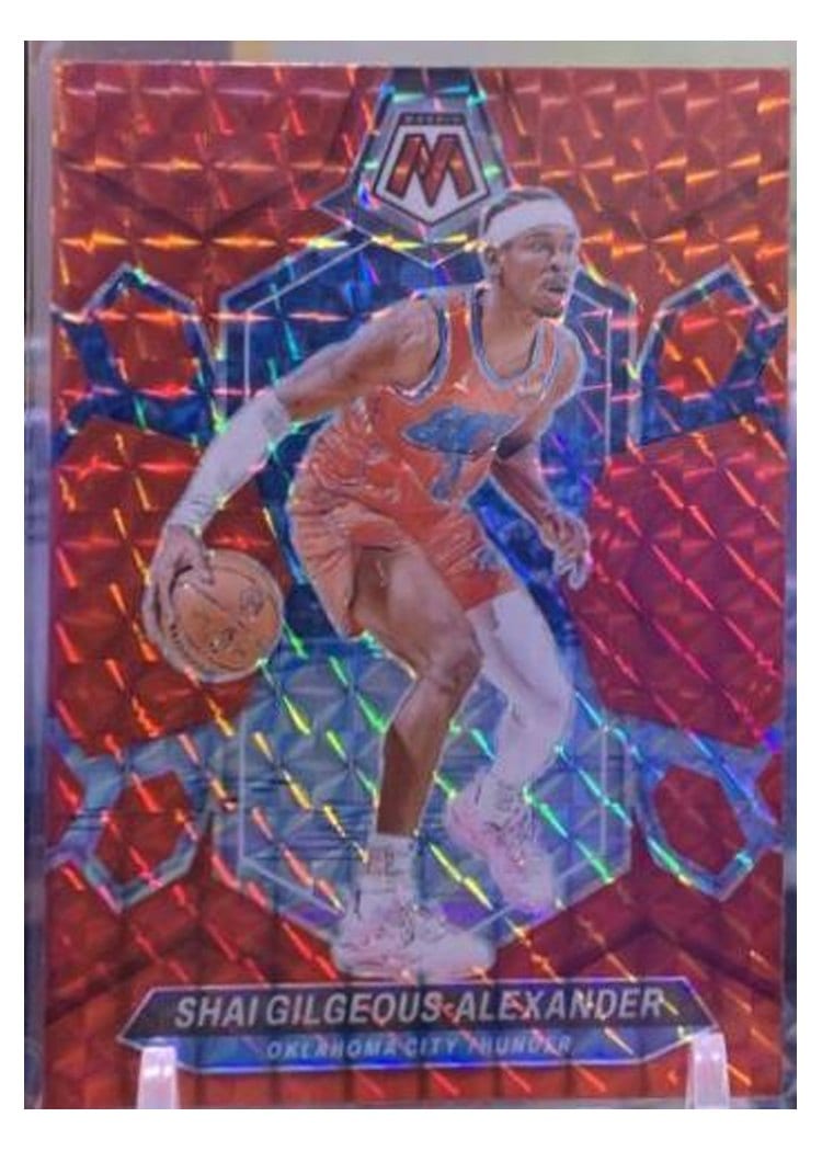 2023-24 Panini Mosaic Base Set Shai Gilgeous-Alexander #85 card