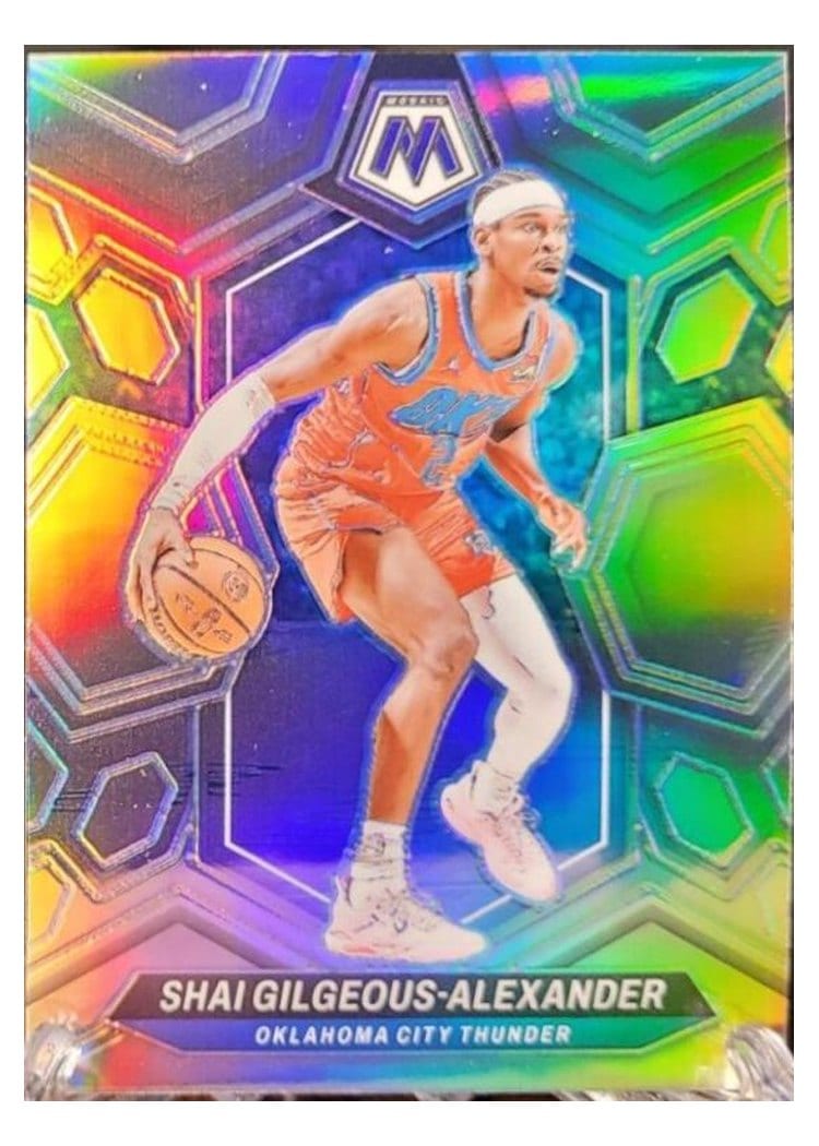 2023-24 Panini Mosaic Base Set Shai Gilgeous-Alexander #85 card