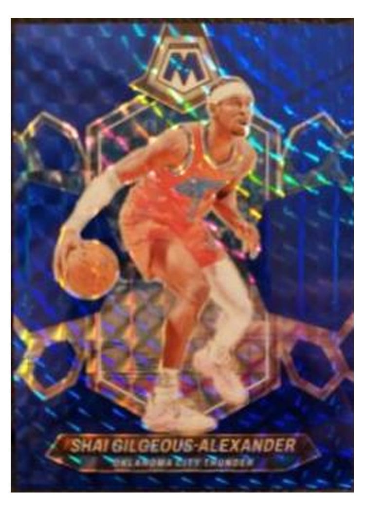 2023-24 Panini Mosaic Base Set Shai Gilgeous-Alexander #85 card
