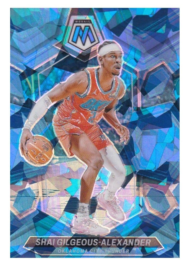 2023-24 Panini Mosaic Base Set Shai Gilgeous-Alexander #85 card