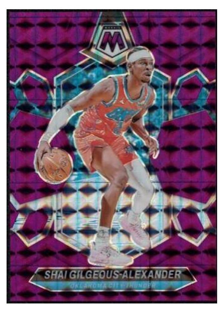2023-24 Panini Mosaic Base Set Shai Gilgeous-Alexander #85 card