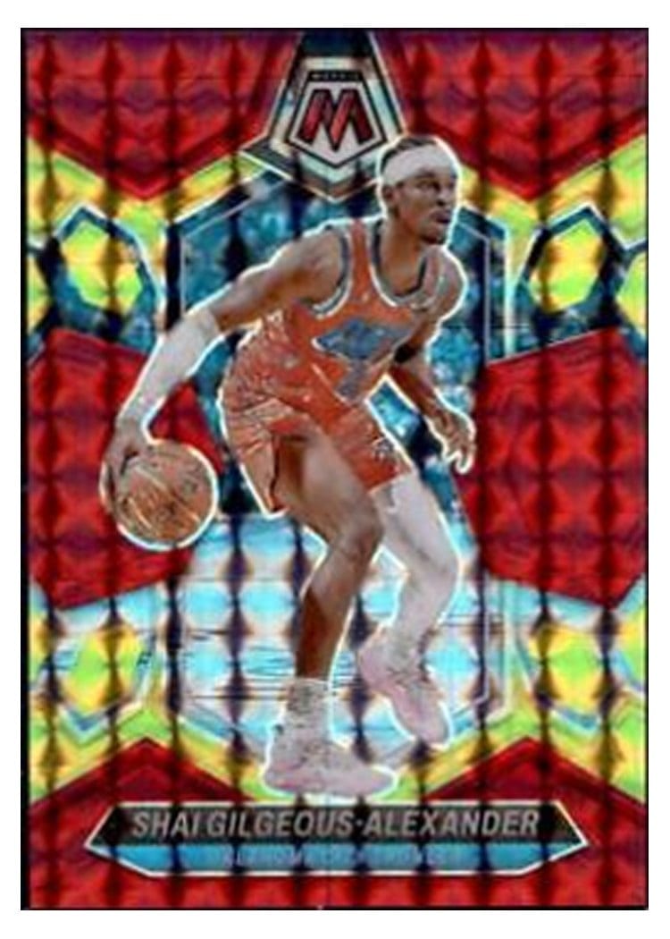 2023-24 Panini Mosaic Base Set Shai Gilgeous-Alexander #85 card