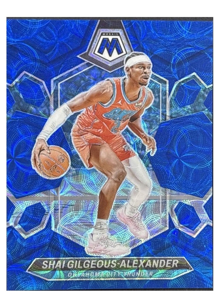2023-24 Panini Mosaic Base Set Shai Gilgeous-Alexander #85 card