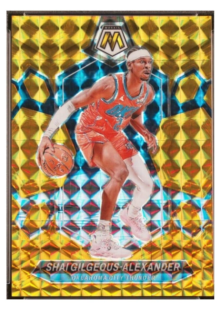2023-24 Panini Mosaic Base Set Shai Gilgeous-Alexander #85 card