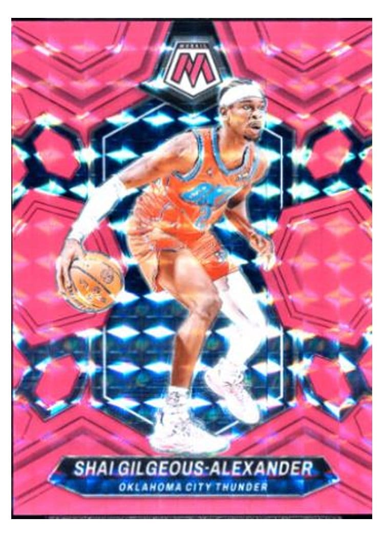 2023-24 Panini Mosaic Base Set Shai Gilgeous-Alexander #85 card