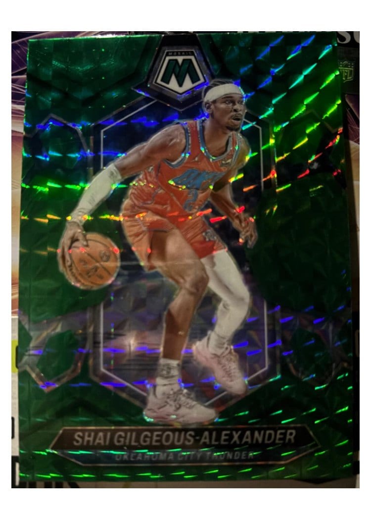 2023-24 Panini Mosaic Base Set Shai Gilgeous-Alexander #85 card