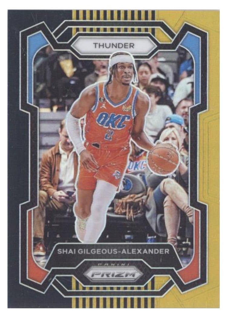 2023-24 Panini Prizm Base Set Shai Gilgeous-Alexander #85 card