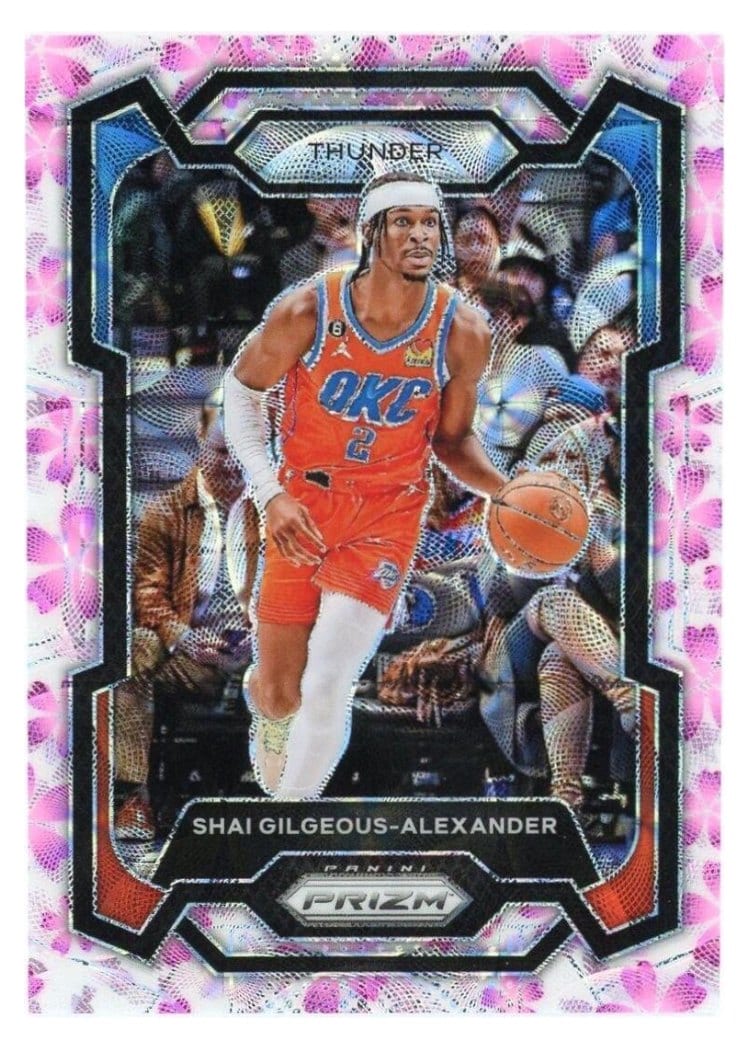 2023-24 Panini Prizm Base Set Shai Gilgeous-Alexander #85 card