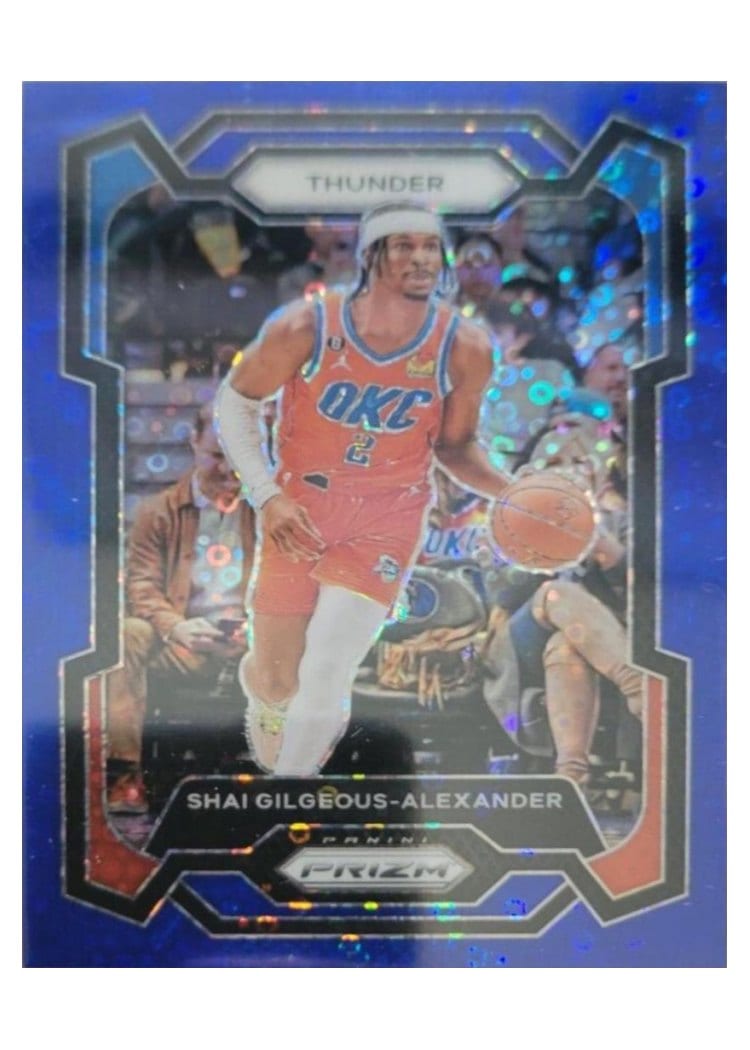 2023-24 Panini Prizm Base Set Shai Gilgeous-Alexander #85 card