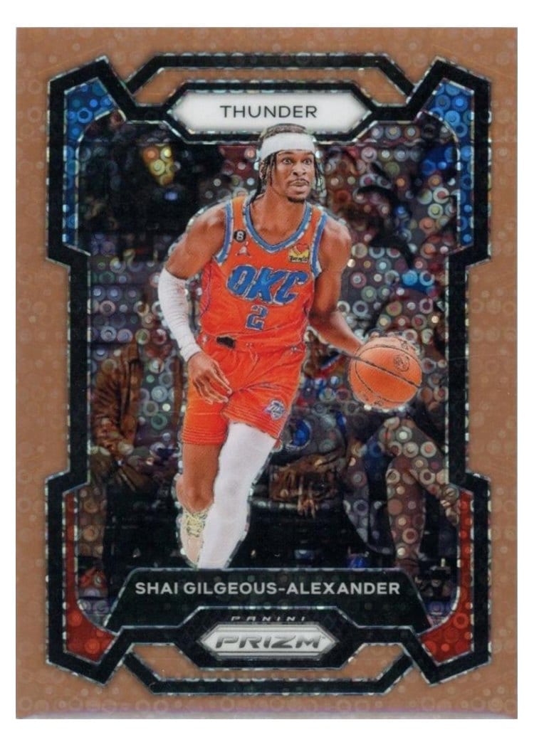 2023-24 Panini Prizm Base Set Shai Gilgeous-Alexander #85 card