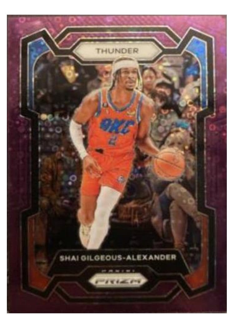2023-24 Panini Prizm Base Set Shai Gilgeous-Alexander #85 card