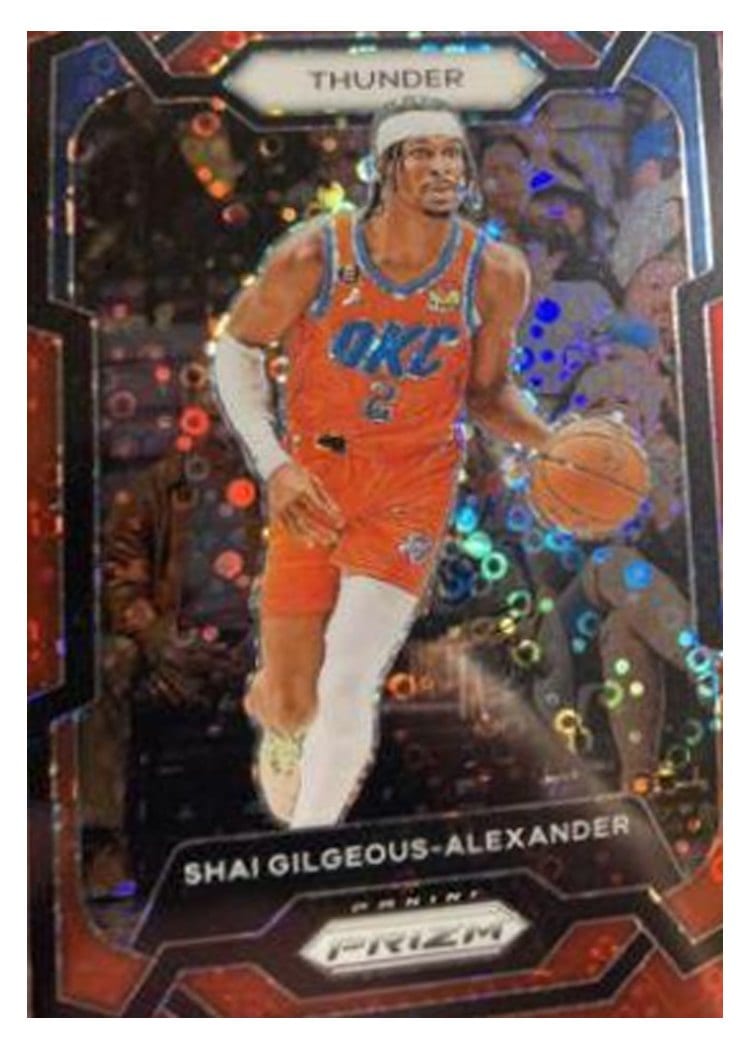 2023-24 Panini Prizm Base Set Shai Gilgeous-Alexander #85 card