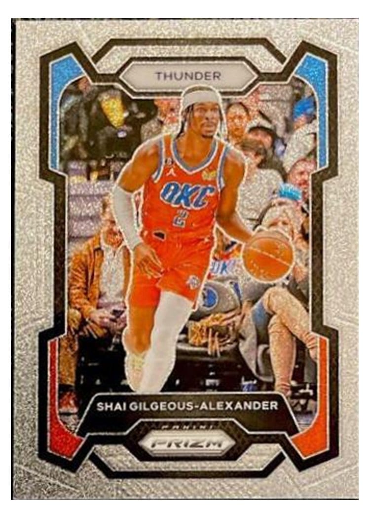 2023-24 Panini Prizm Base Set Shai Gilgeous-Alexander #85 card