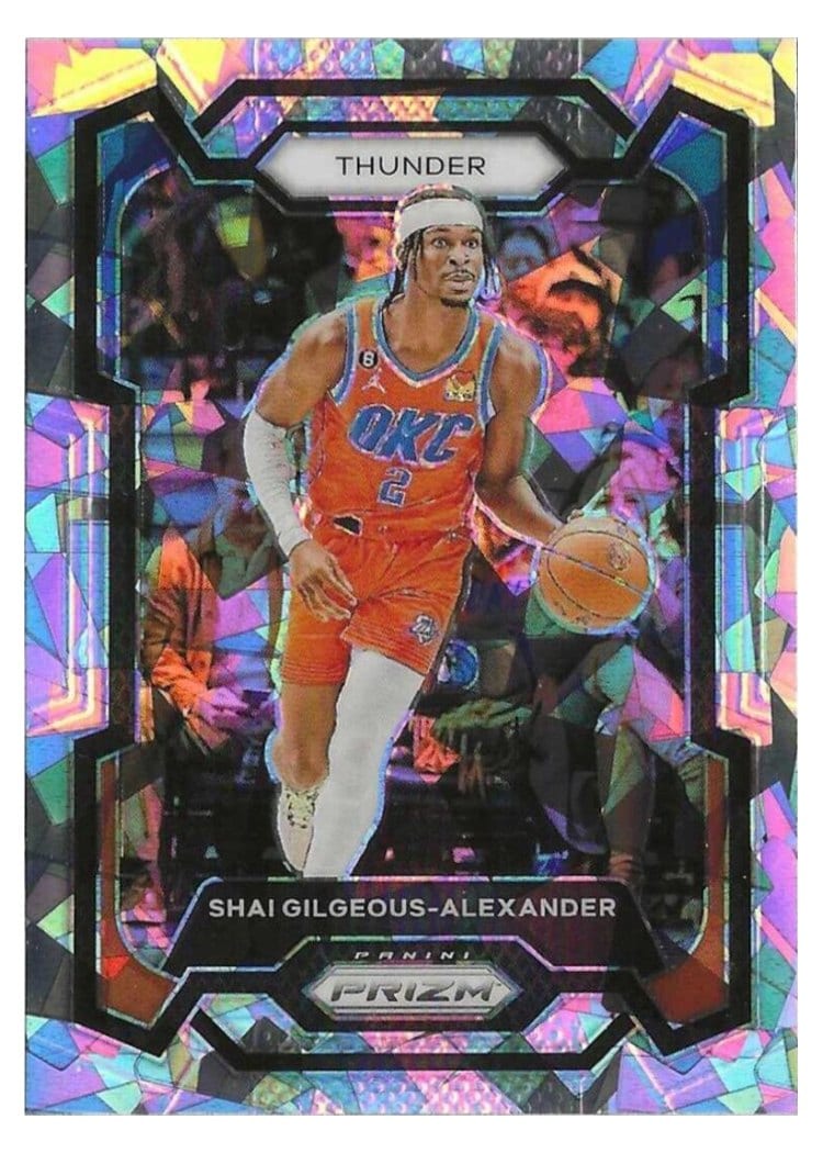 2023-24 Panini Prizm Base Set Shai Gilgeous-Alexander #85 card